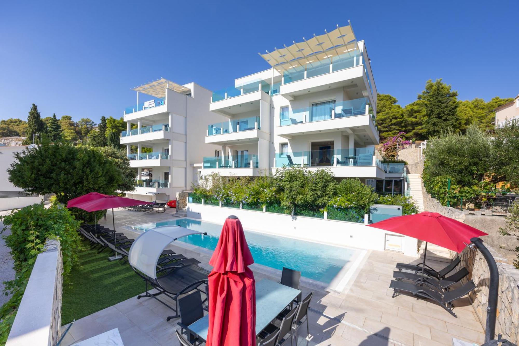Villa Aqua Zaboric Bagian luar foto